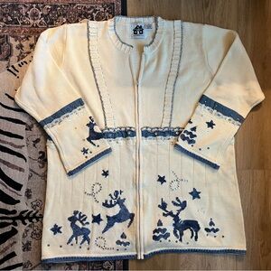 Vintage Storybook Knits Christmas Sweater